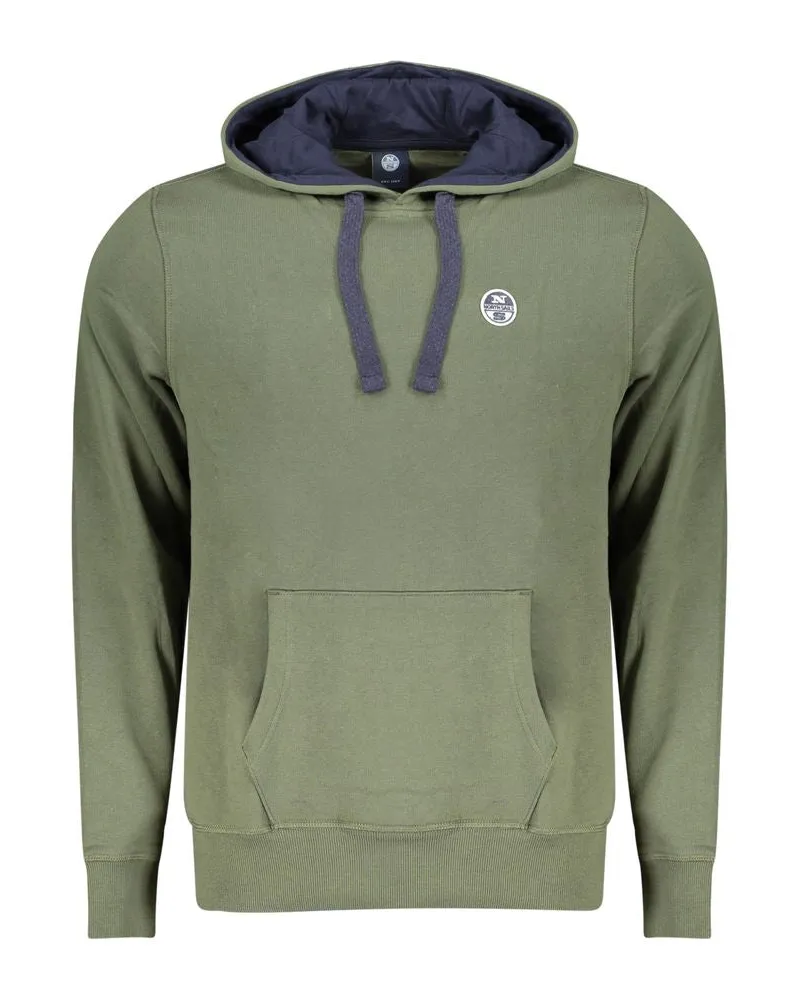 North Sails Verde Baumwoll-Sweatshirt für Herren - Grün Grün