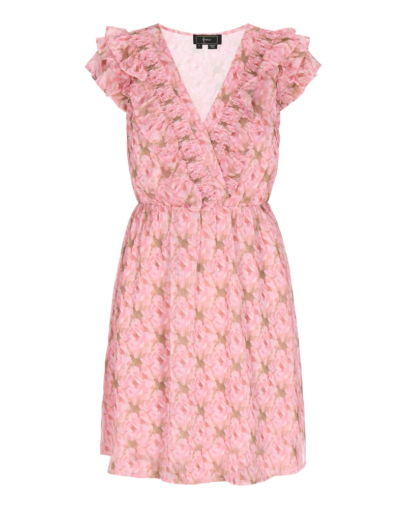 FAINA Kleid Frauen rosa mehrfarbig Rosé