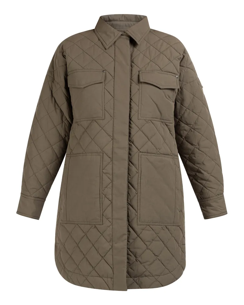 DreiMaster Baumwolljacke mit leichter Wattierung Damen oliv Oliv