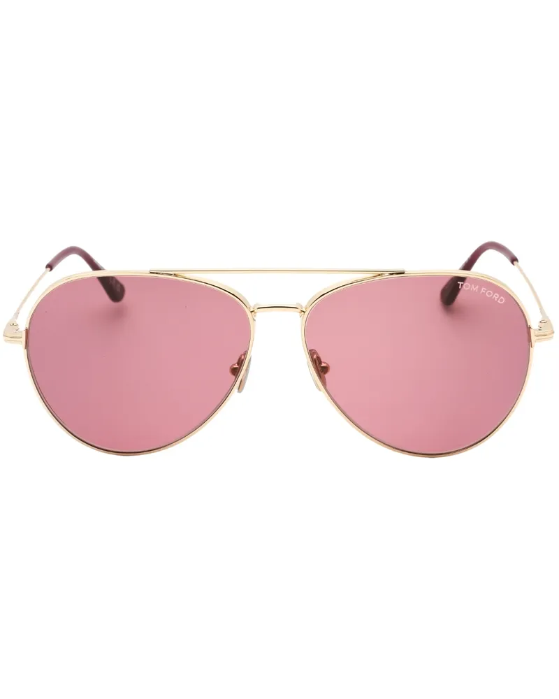 Tom Ford FT0996 32Y Gold Sonnenbrille Gold