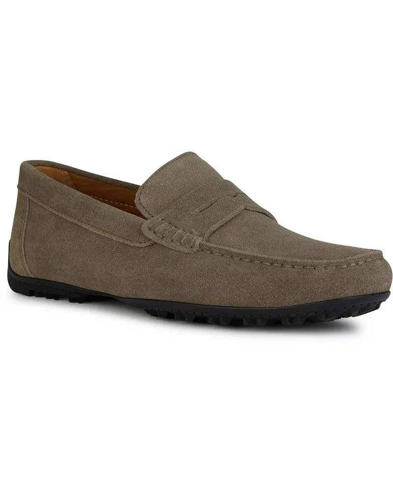 Geox U KOSMOPOLIS + GRIP Leder Herren Taupe Slipper Taupe