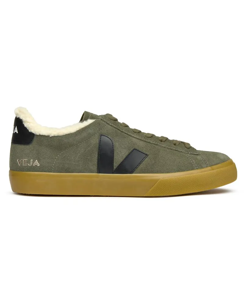 VEJA Campo Winter Wildleder Sneakers Grün
