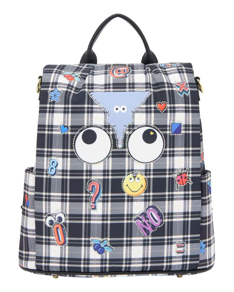 My Mo RUCKSACK RUCKSACK Frauen schwarz-weiß Schwarz