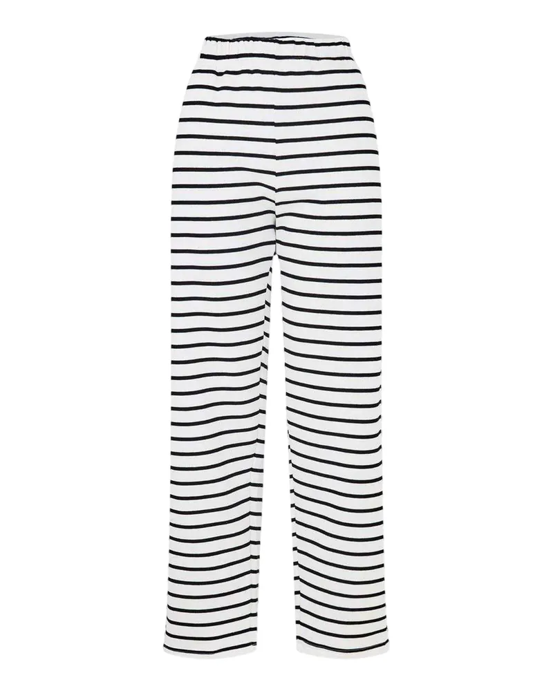 Pieces Trainingshose für Damen (Weiß/Schwarz Weiß