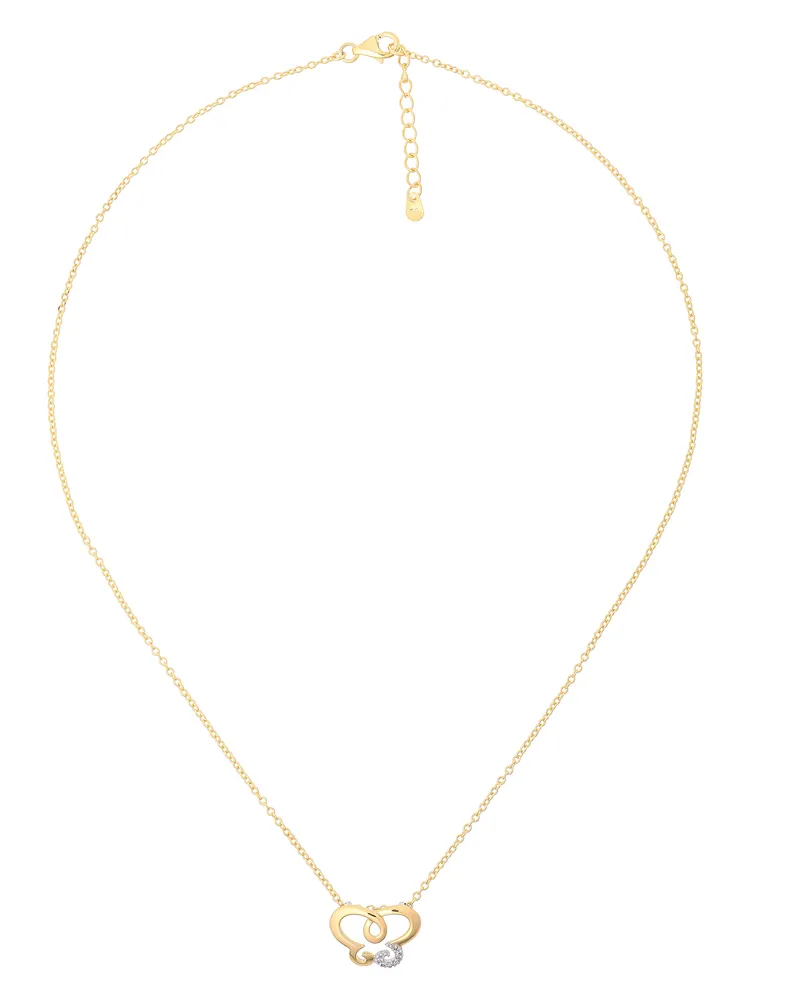 Orphelia Joya' Damen-Kette mit Anhänger aus 925er Sterlingsilber – Gold ZH-7088/1 Gold