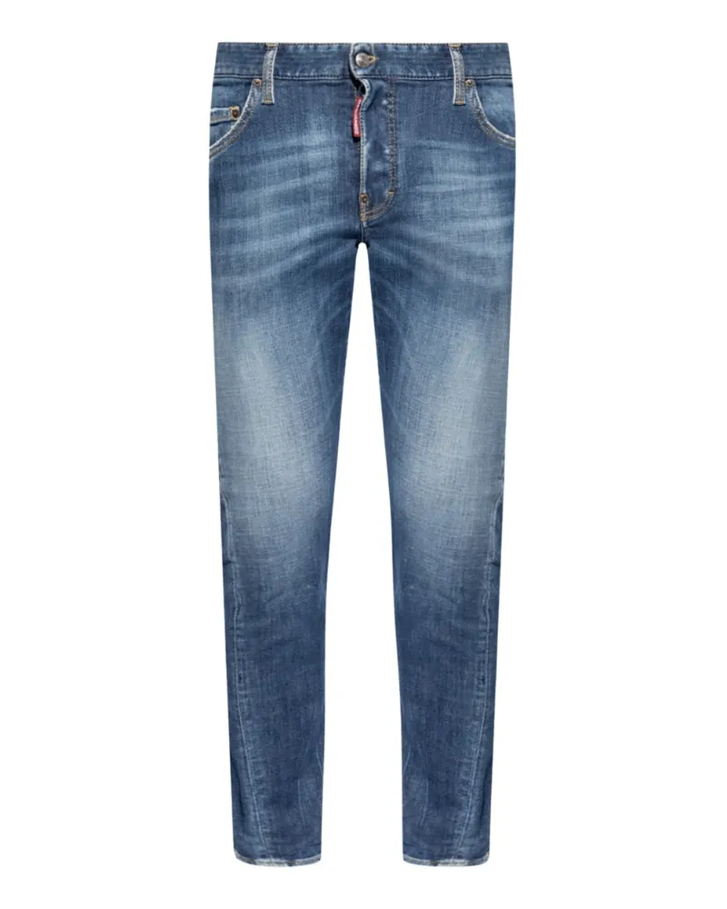 Dsquared2 Navy Blue Sexy Twist Jeans Blau
