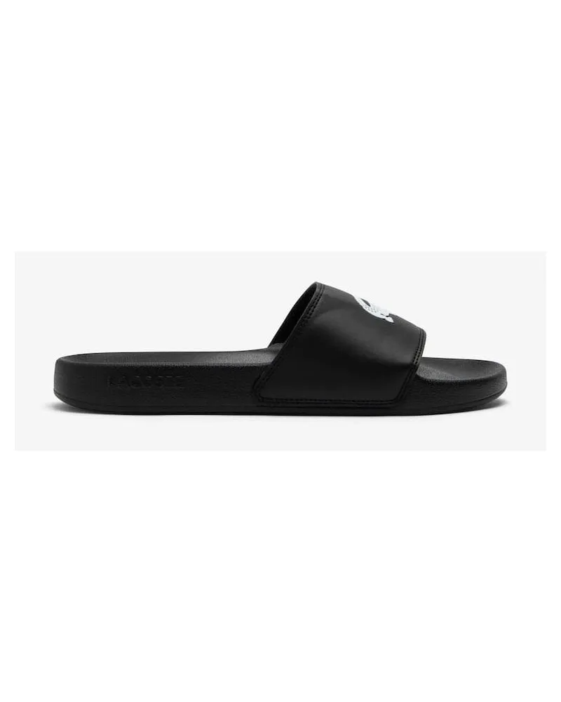 Lacoste Serve Slide 0.0 Herren-Schwarz-Schlappen Schwarz