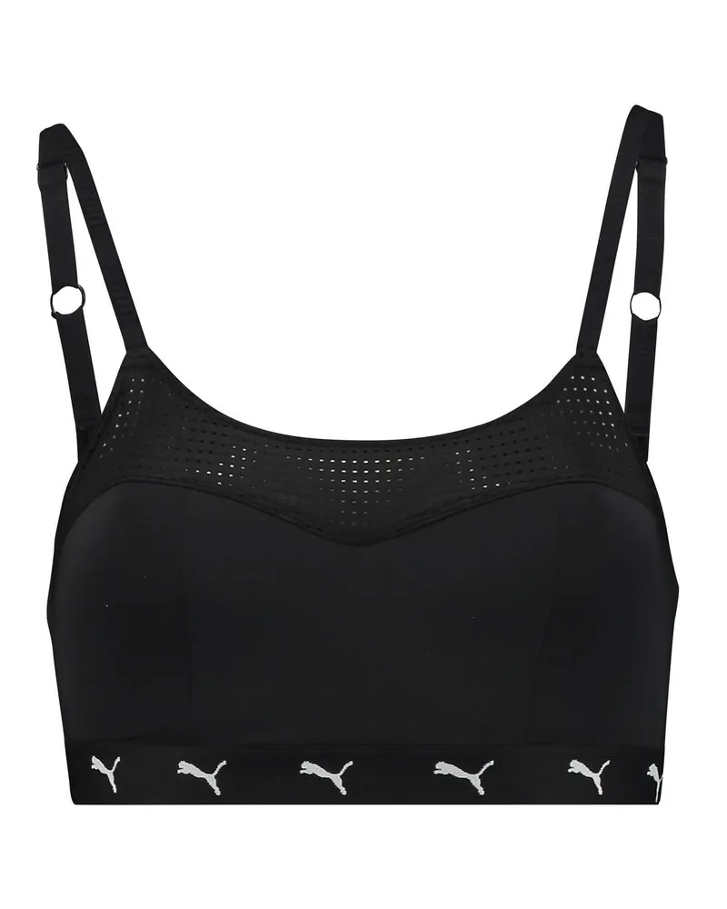 Puma nicht-vorgeformter BH-Top schwarz Schwarz