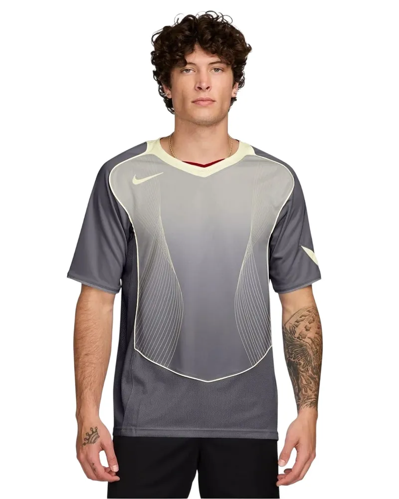 Nike T90" T-Shirt für Herren, kurzärmlig (Hellgrau Grau
