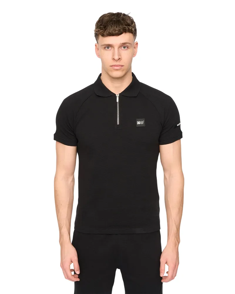 Duck and Cover Topfield" Poloshirt für Herren (Schwarz Schwarz