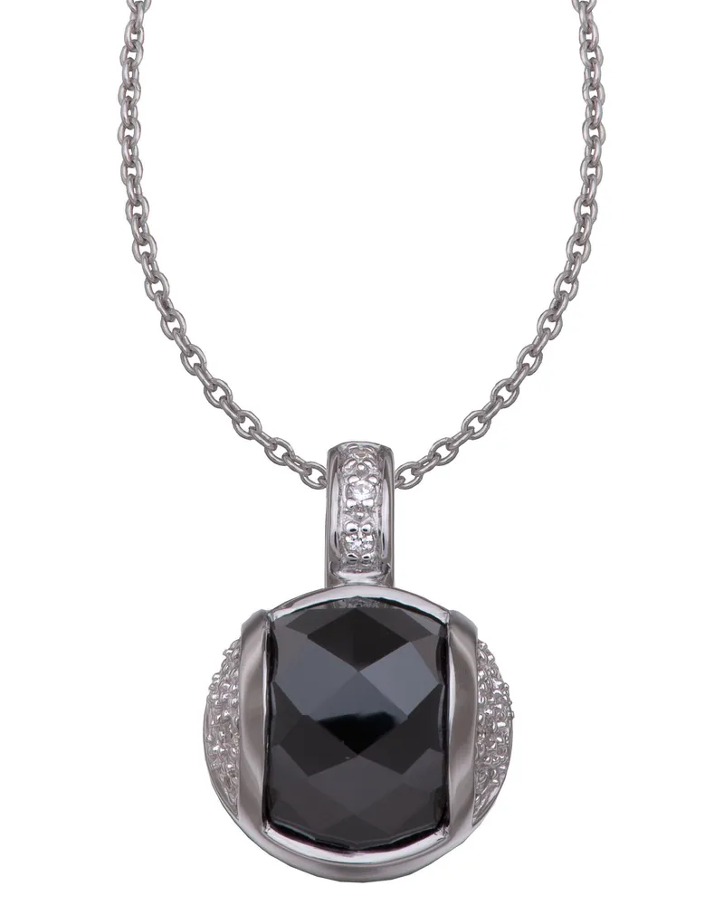 Orphelia Damen-Kette aus 925er Sterlingsilber mit Anhänger – Silber ZH-4572 Silber