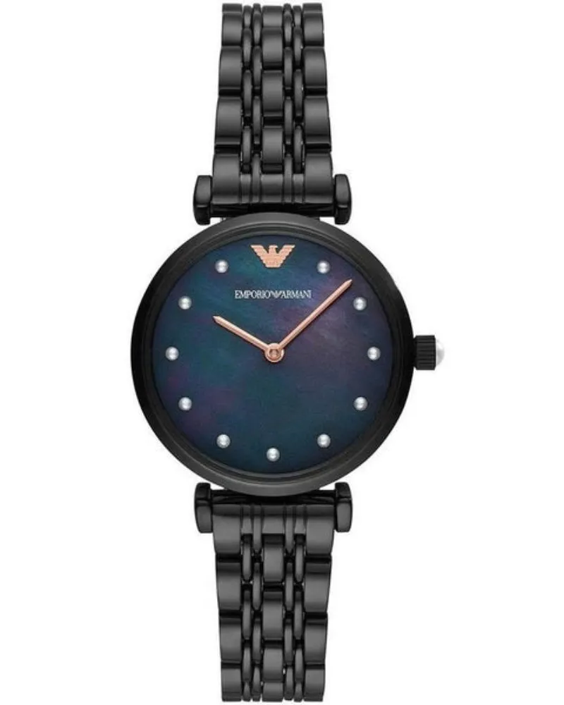 Emporio Armani AR11268 Gianni T-Bar Damenuhr Schwarz