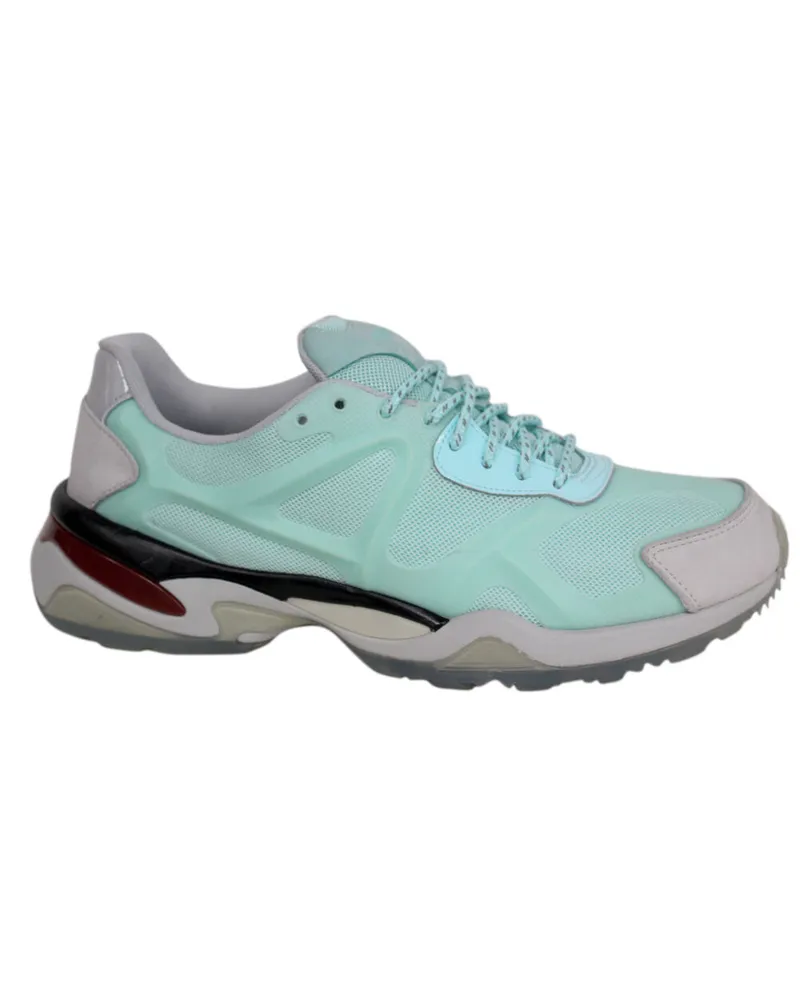 Puma Alexander McQueen McQ Run Runner Lo Womens Trainer AMQ Lace 358551 01 B64A Petrol
