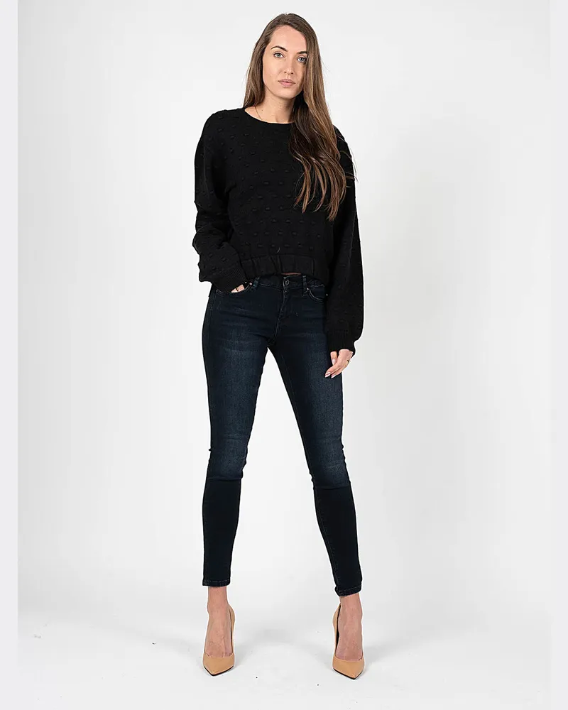 Silvian Heach Pullover Damen schwarz Schwarz