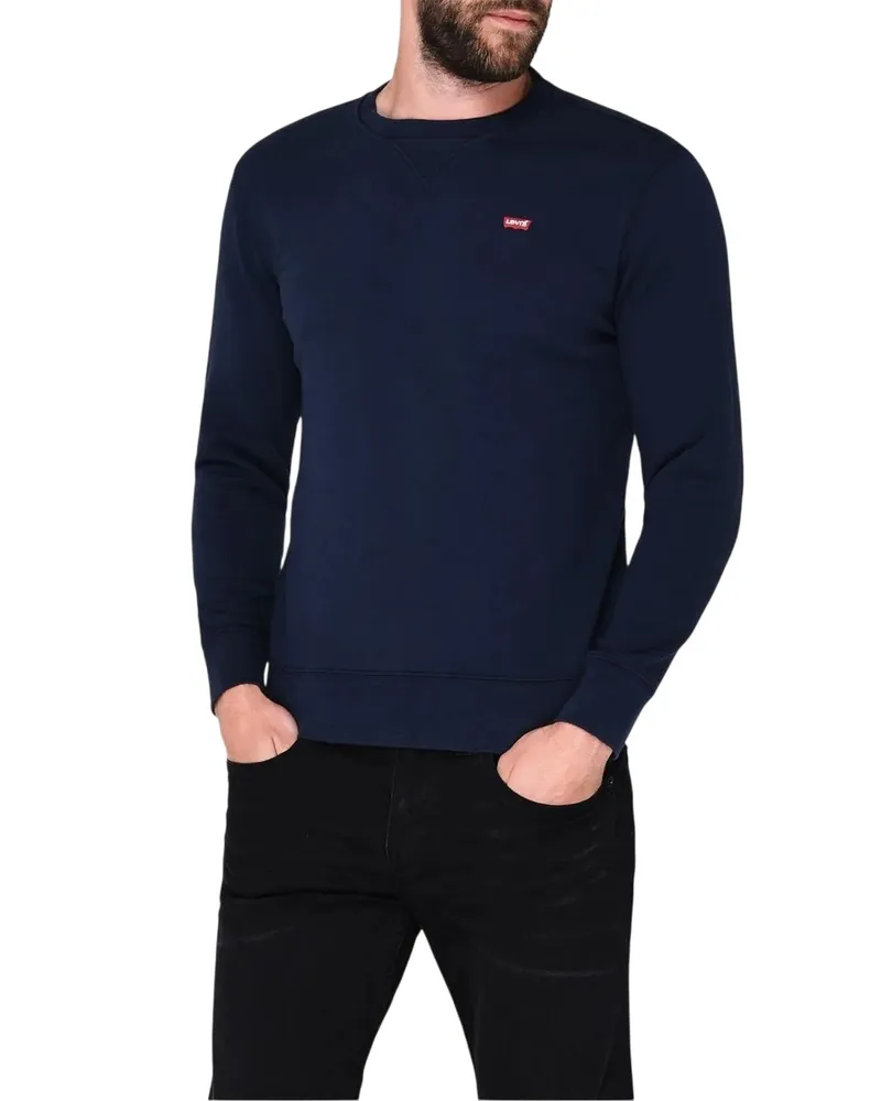 Levi's Original" Sweatshirt für Herren, Rundhalsausschnitt (Kleid Blau Marineblau
