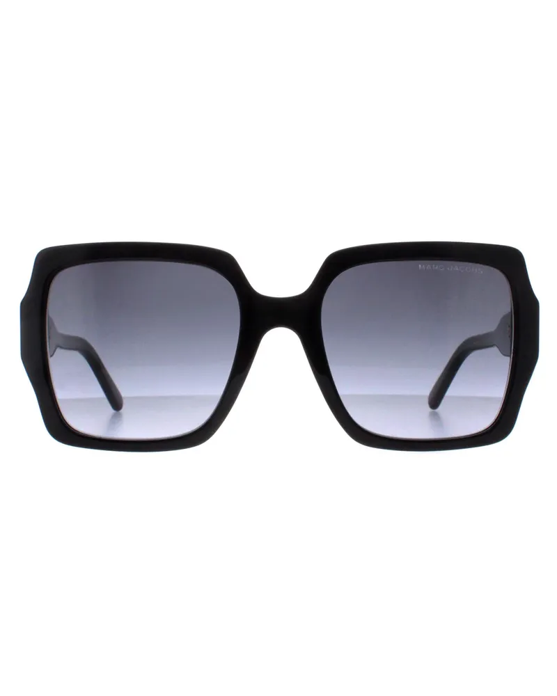 Marc Jacobs Cat Eye Womens Glänzend Schwarz Dunkelgrau Gradient MARC 731/S Schwarz