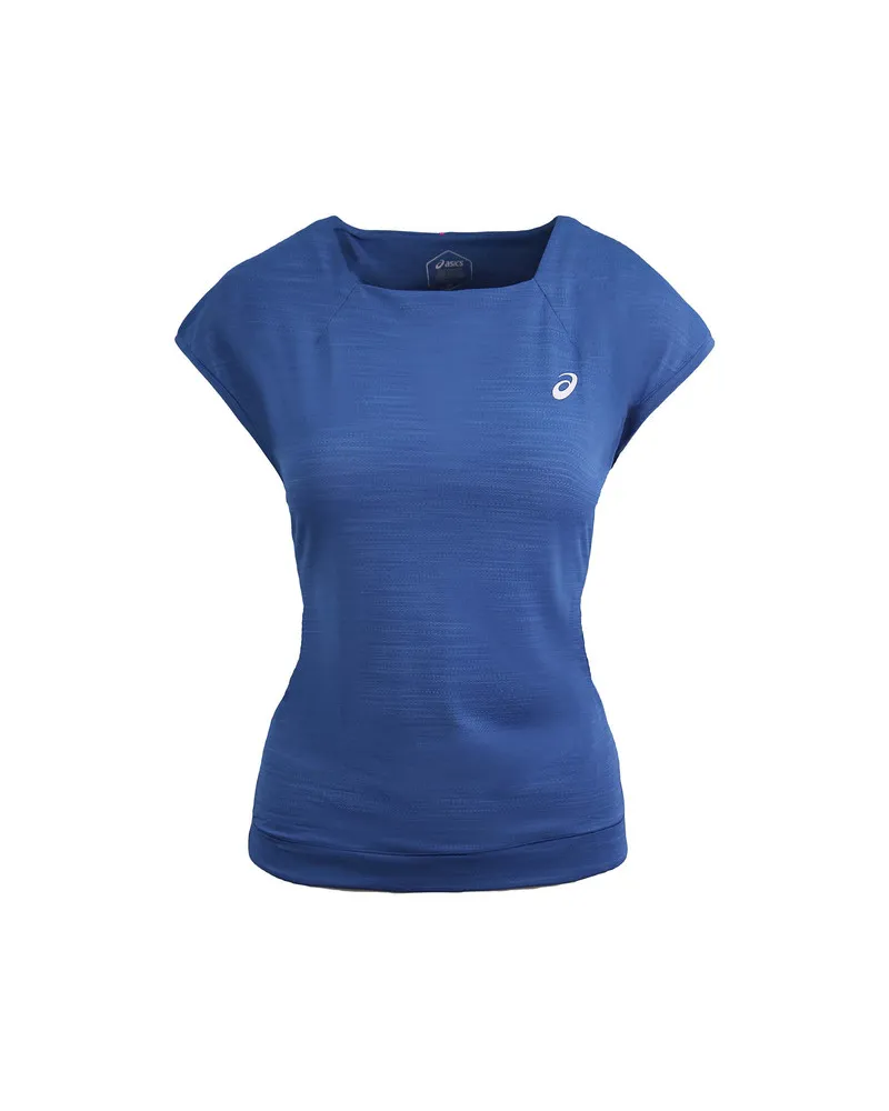 Asics Tennis Womens Blue T-Shirt Blau