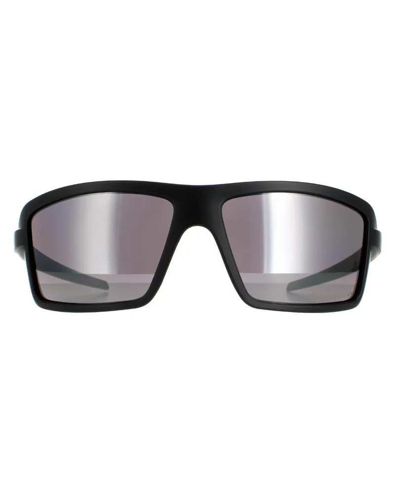 Oakley Wrap Mens Matte schwarz Prizm schwarz polarisierten Kabeln Schwarz