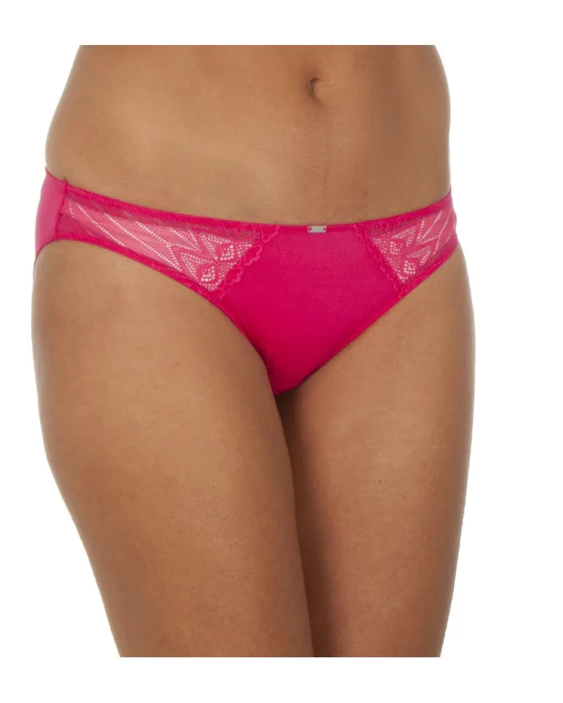 Tommy Hilfiger Transparente Spitze Taille Höschen 1387902515 Frauen Rosa