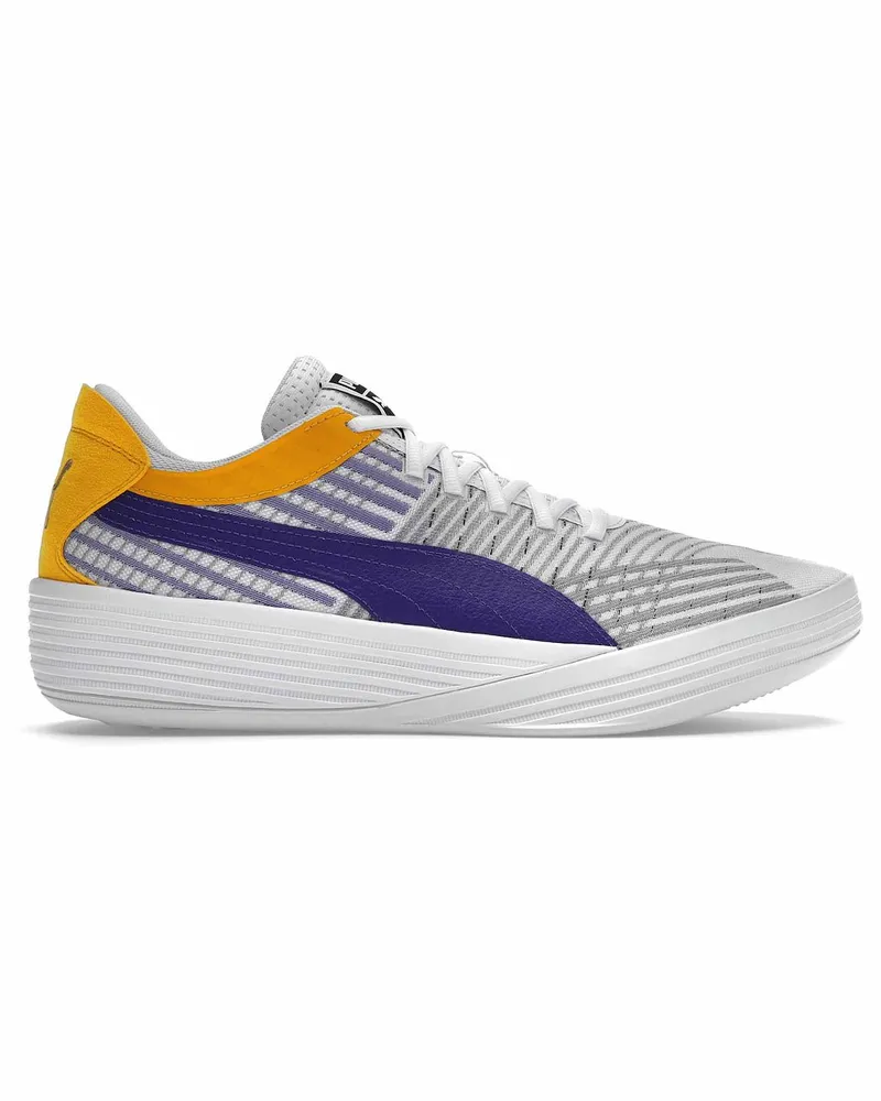 Puma Clyde All-Pro Coast 2 Lakers White Herren Trainer Weiß
