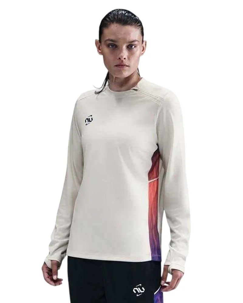 Nike United Academy" Sweatshirt für Damen, Dri-FIT, Regulär, Raglanärmel (Beige Beige