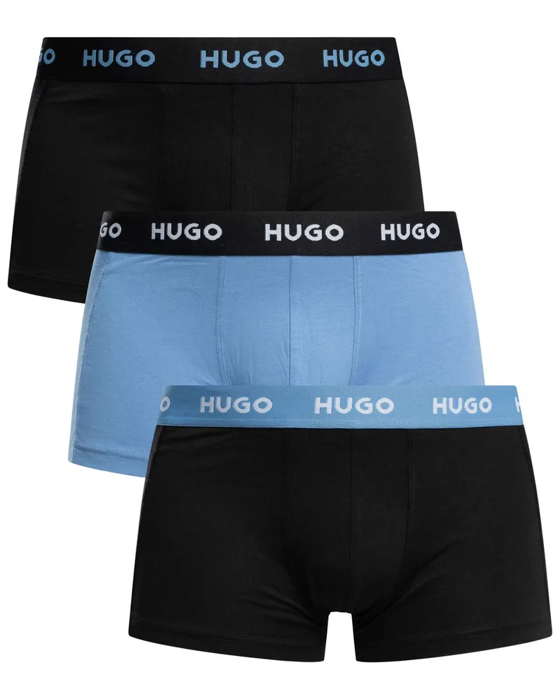 HUGO BOSS 3 Packungsstämme, Blau Blau