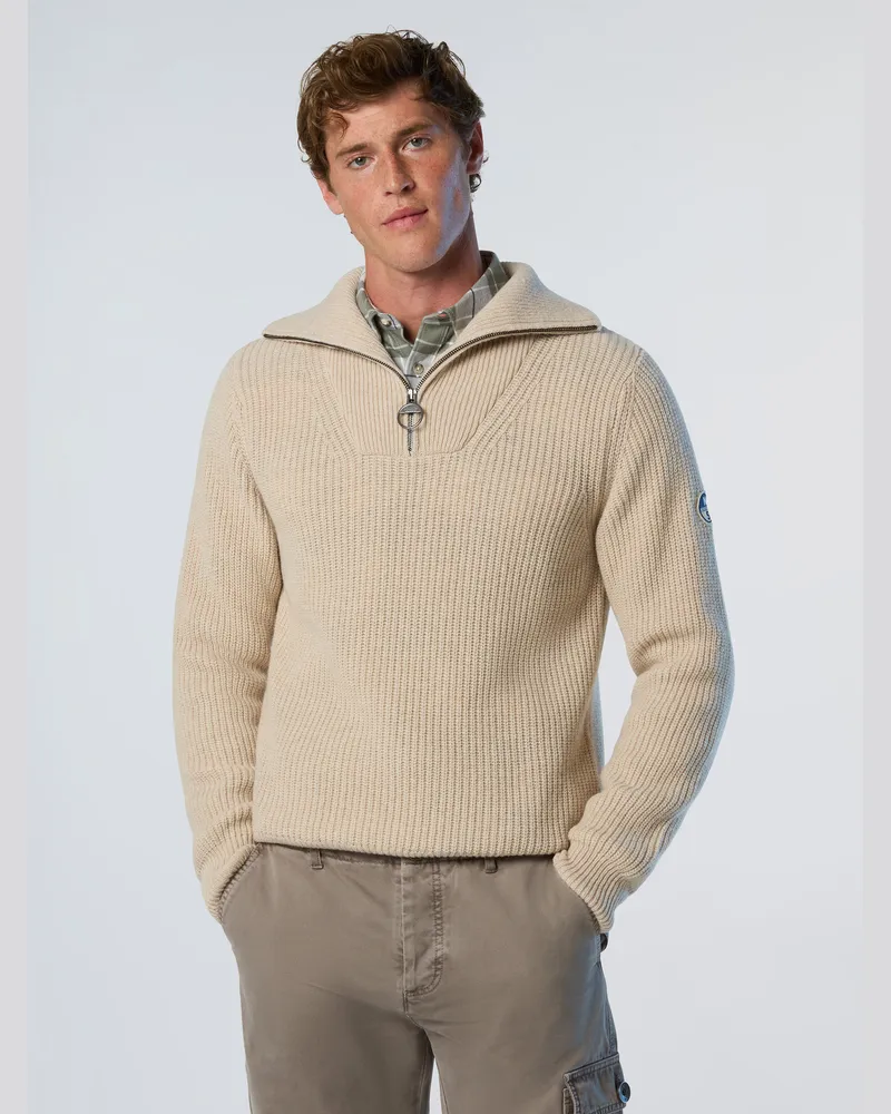 North Sails Pullover Archiv Trucker Beige