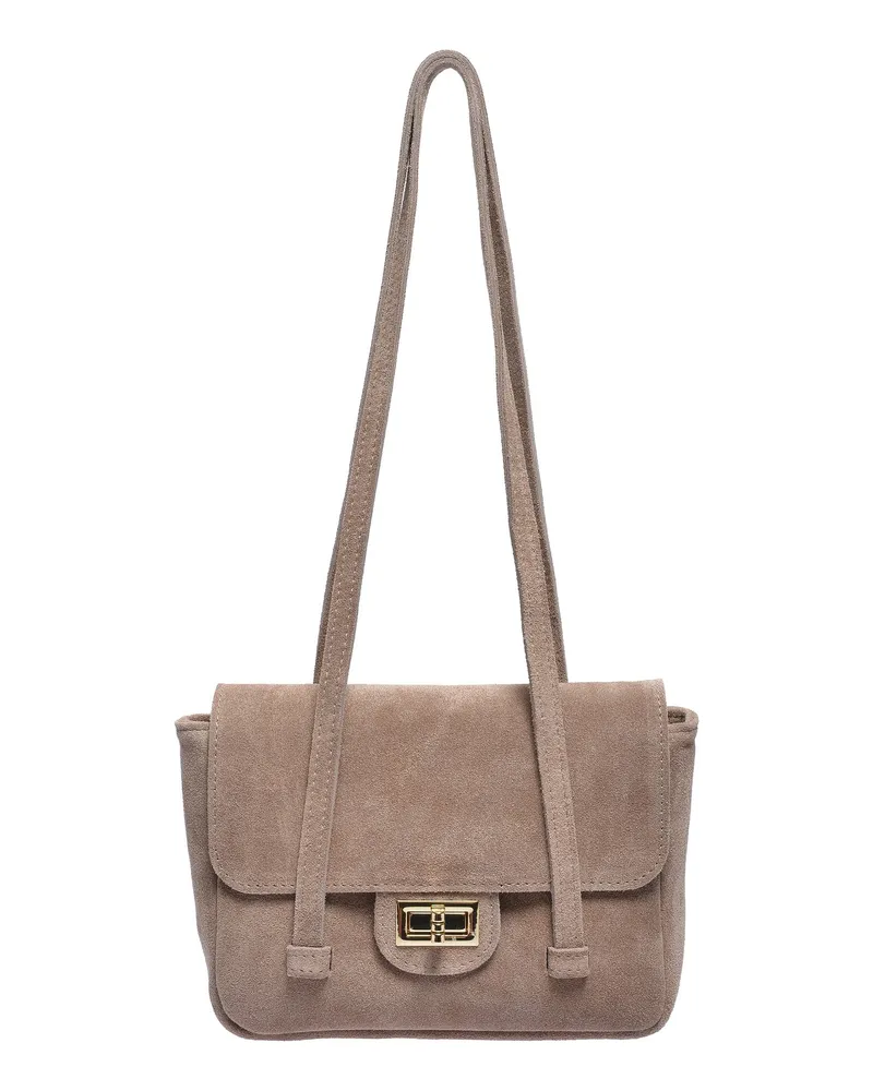 Anna Luchini Beige Rindsledertasche Beige