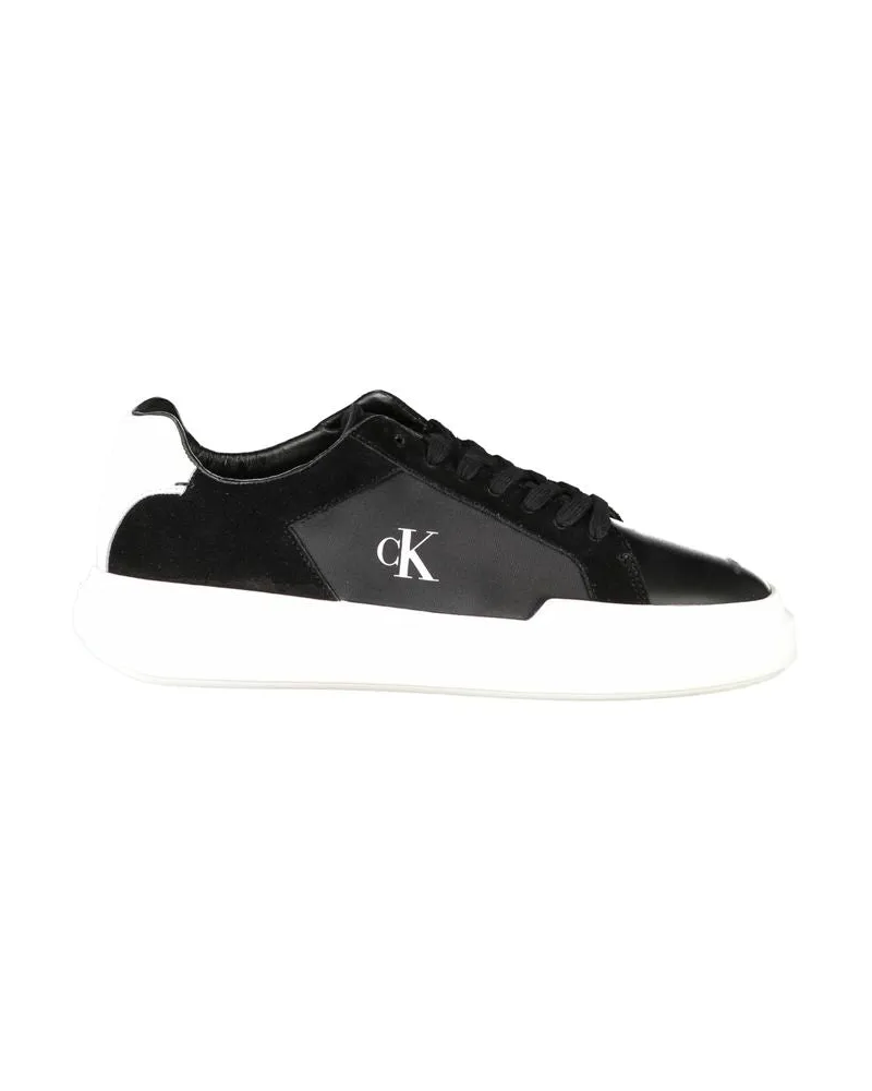 Calvin Klein Nero Ledersneaker für Herren - Schwarz Schwarz