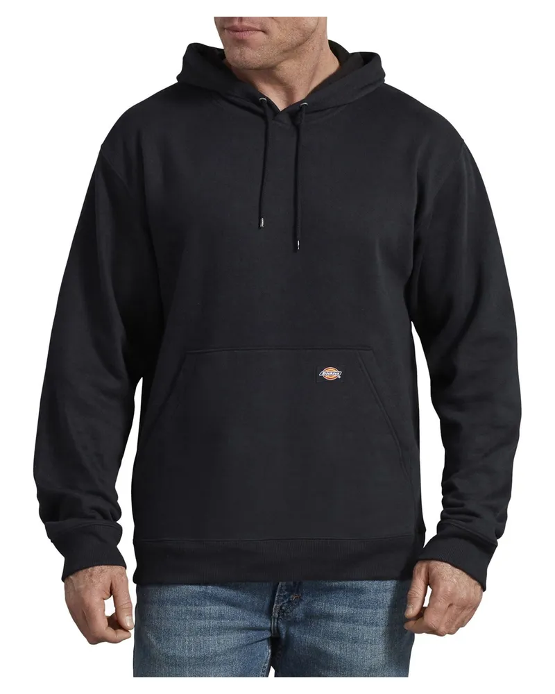 Dickies Everyday Fleece Baumwolle Herren Schwarzer Kapuzenpullover Schwarz