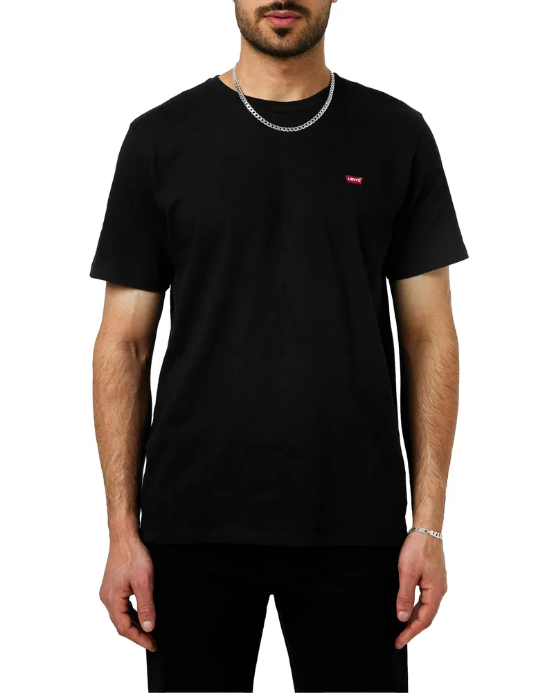 Levi's Original" T-Shirt für Herren (Schwarz Schwarz