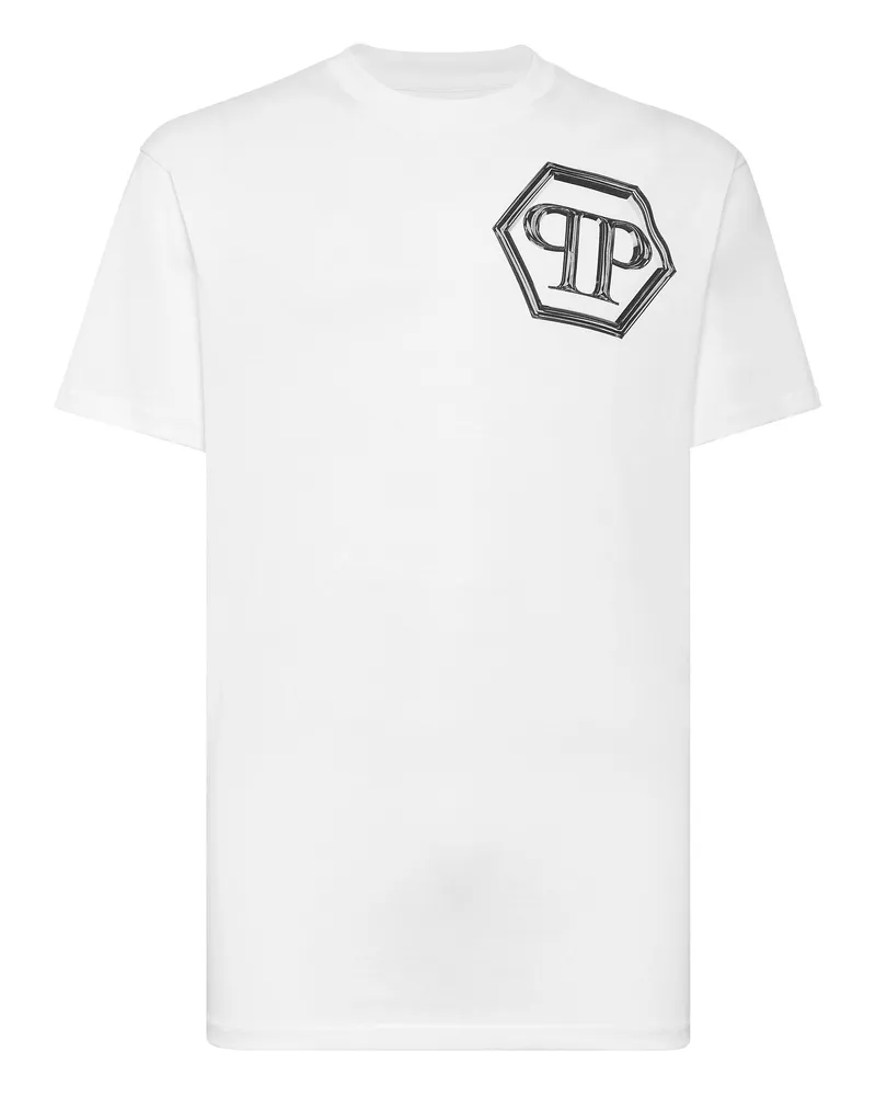 Philipp Plein T-Shirt Hexagon Weiß