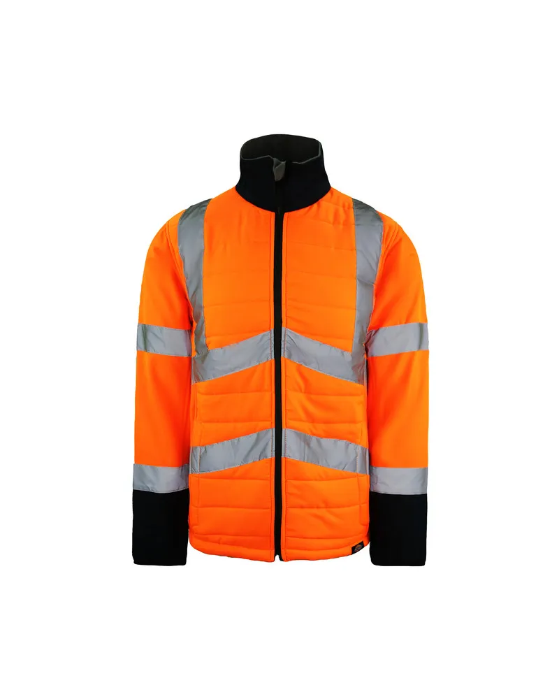 Dickies Hi-Vis Loudon Mens Orange Reflective Jacke Orange