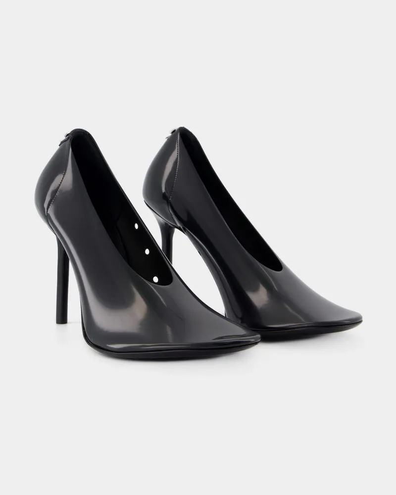 Courrèges Nude Stilettos Pumps - Courreges - PVC - Schwarz Schwarz