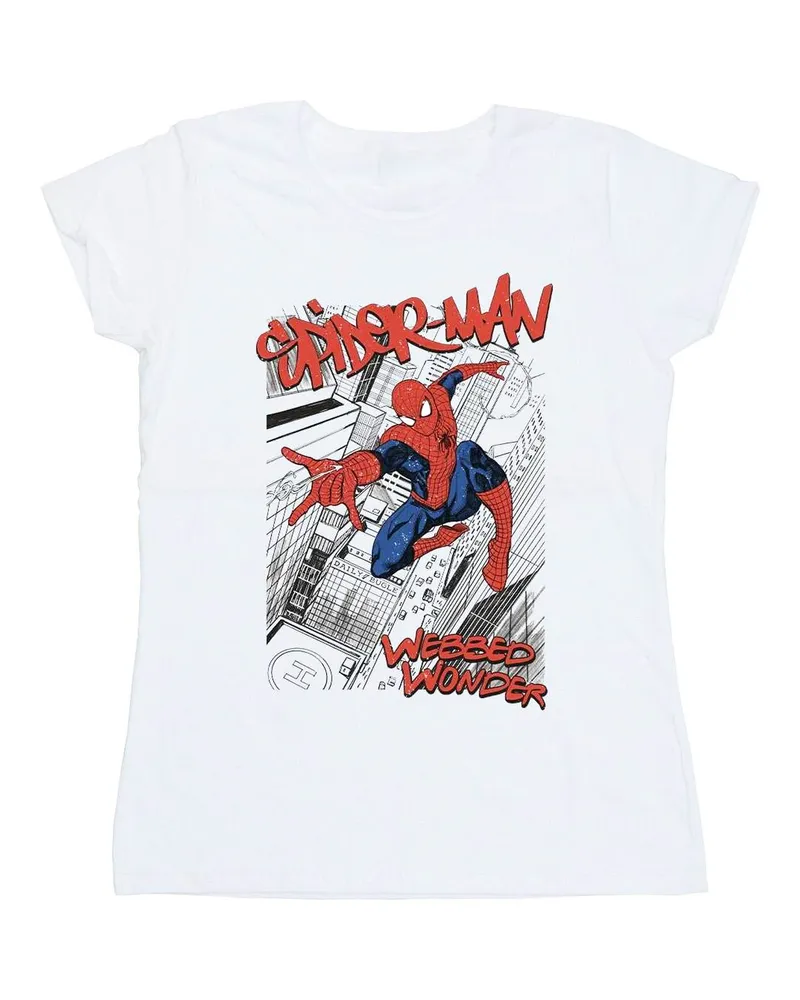Marvel T-Shirt für Damen (Weiß Weiß