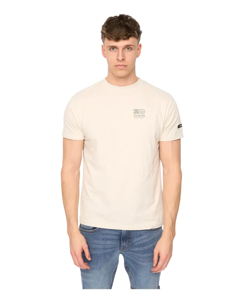Duck and Cover Lynnfold" T-Shirt für Herren (Helles Steingrau Khaki