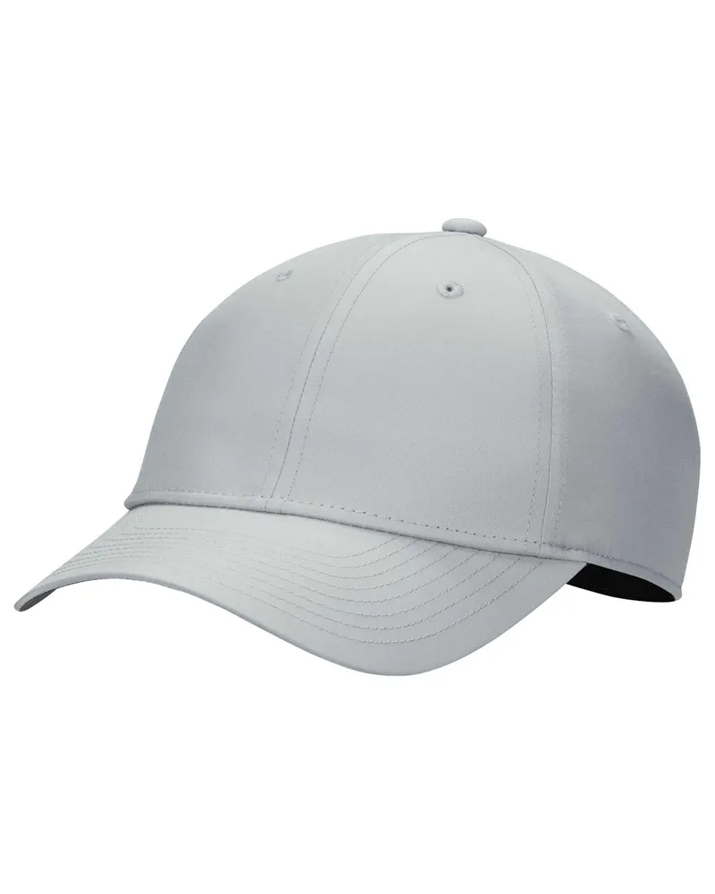 Nike Baseball-Mütze, Strukturiert (Helles Rauchgrau/Schwarz Grau