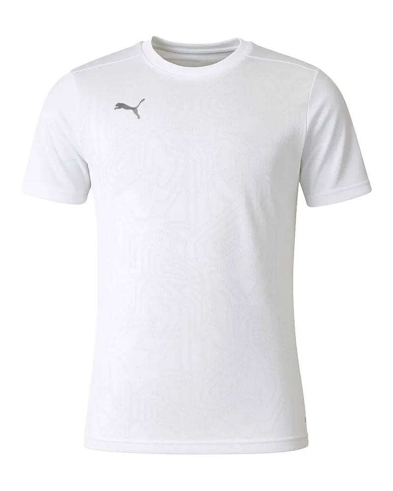 Puma teamFinal Herren Weiß Trainings-T-Shirt Weiß