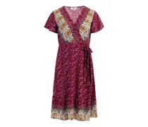 Sommerkleid für Damen, mehrfarbig - Rosa