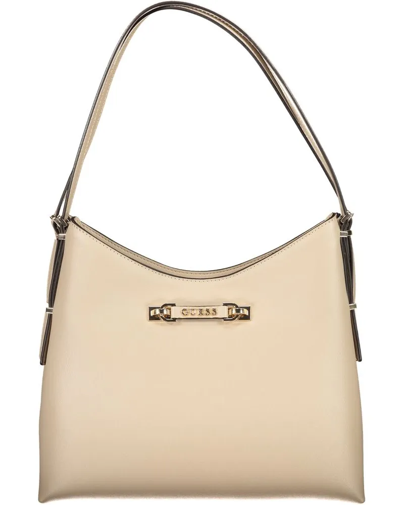 Guess Beige Polyethylen-Handtasche Beige