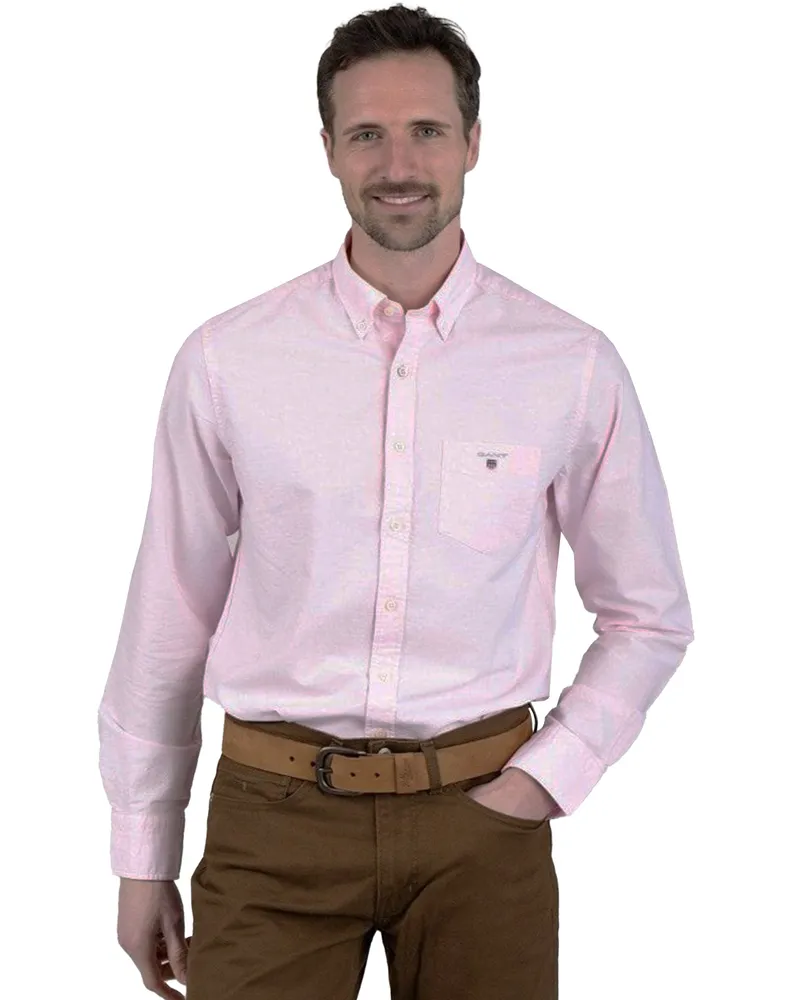 Gant Herren Regular Fit Hemd | Das Oxford Hemd Rosa