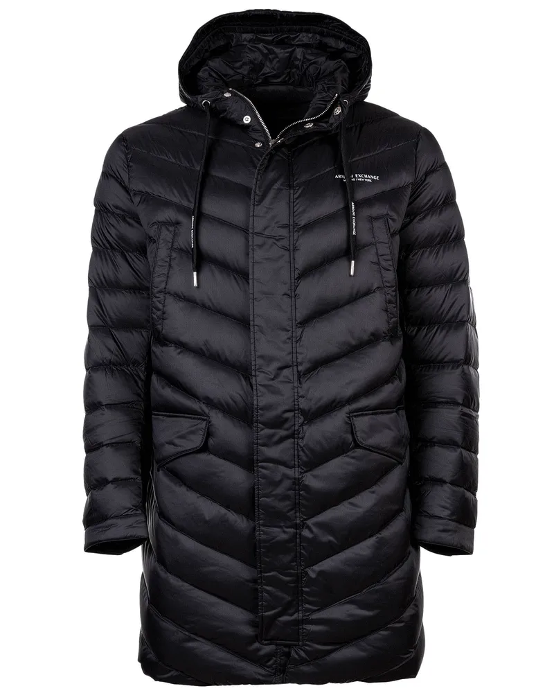 Armani Exchange Giacca Piumino Steppjacke - Schwarz Schwarz