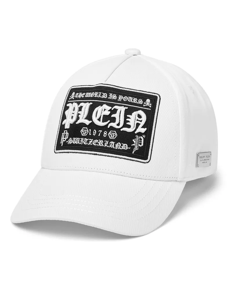 Philipp Plein Baseballcap - Weiß Weiß