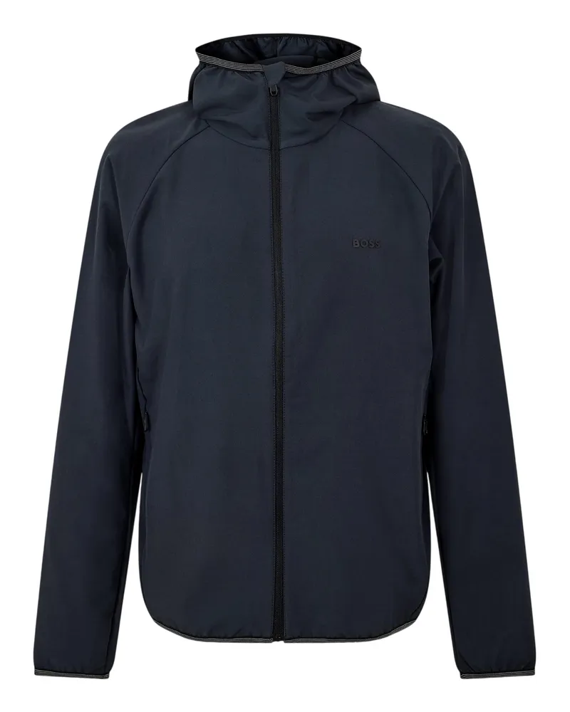 HUGO BOSS Windjacke für Herren, Regulär, Raglanärmel (Dunkelblau Blau