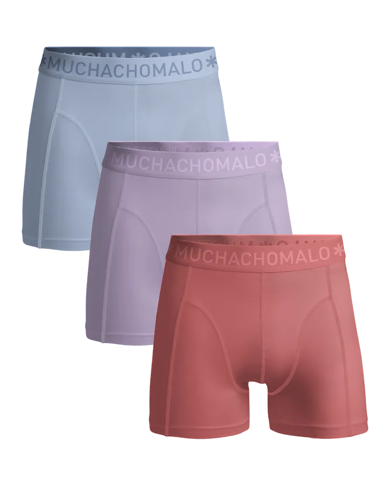 Muchachomalo Boxershorts, 3er-Pack, Herrenunterwäsche - Mehrfarbig Mehrfarbig