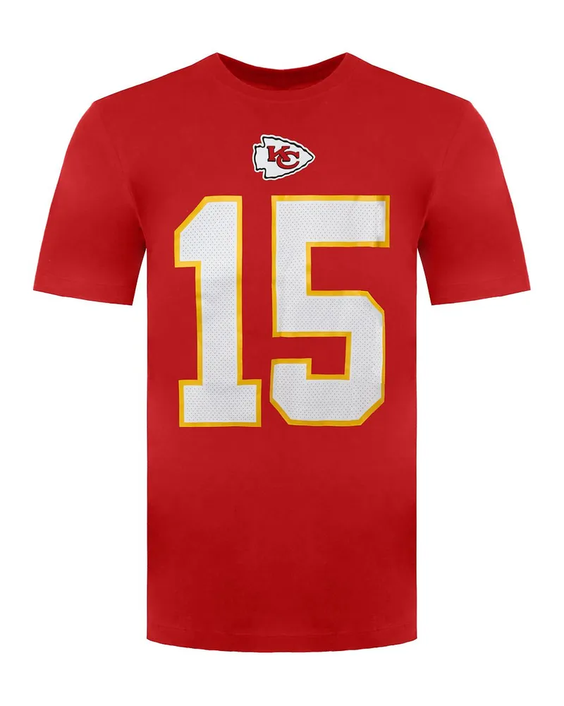 Nike NFL Kansas City Chiefs Patrick Mahomes Name & Nummer Herren-T-Shirt Rot