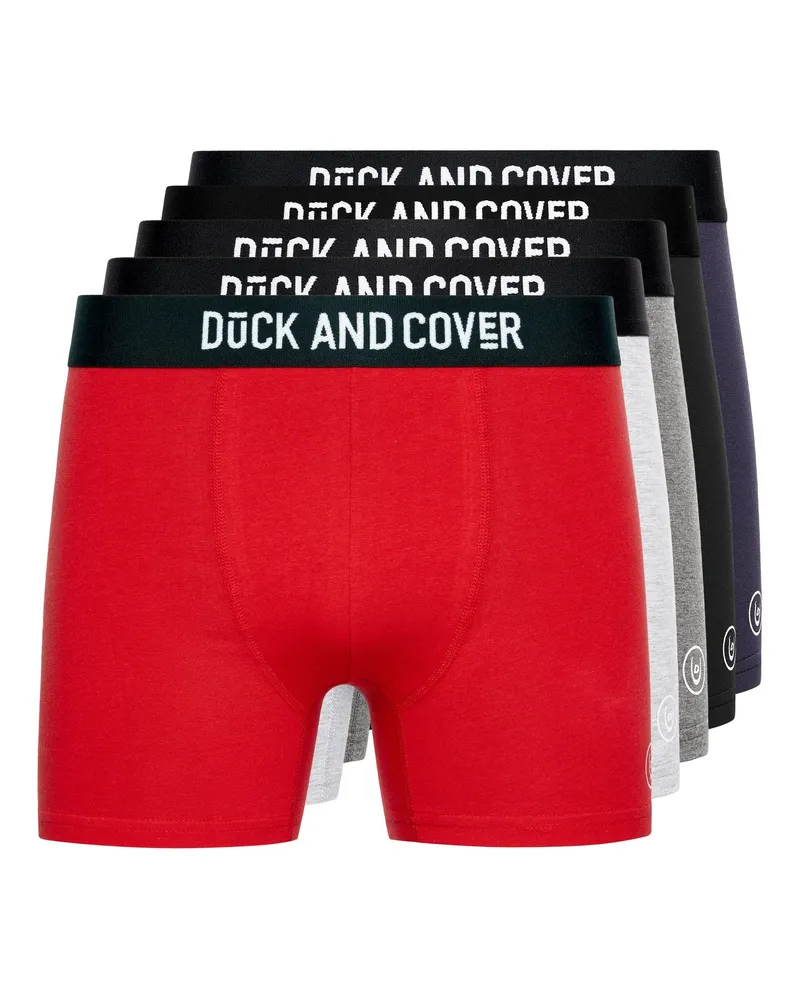 Duck and Cover Mulbers" Boxershorts für Herren(5er-Pack) (Bunt Grün