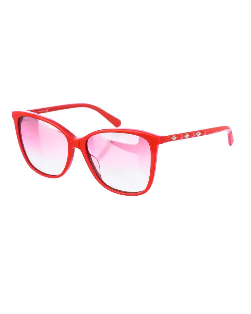 Swarovski Metall-Sonnenbrille mit ovaler Form SK0222S Damen Rosa