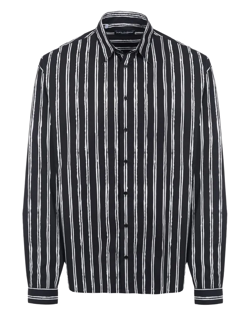 Dolce & Gabbana Hemd Schwarz