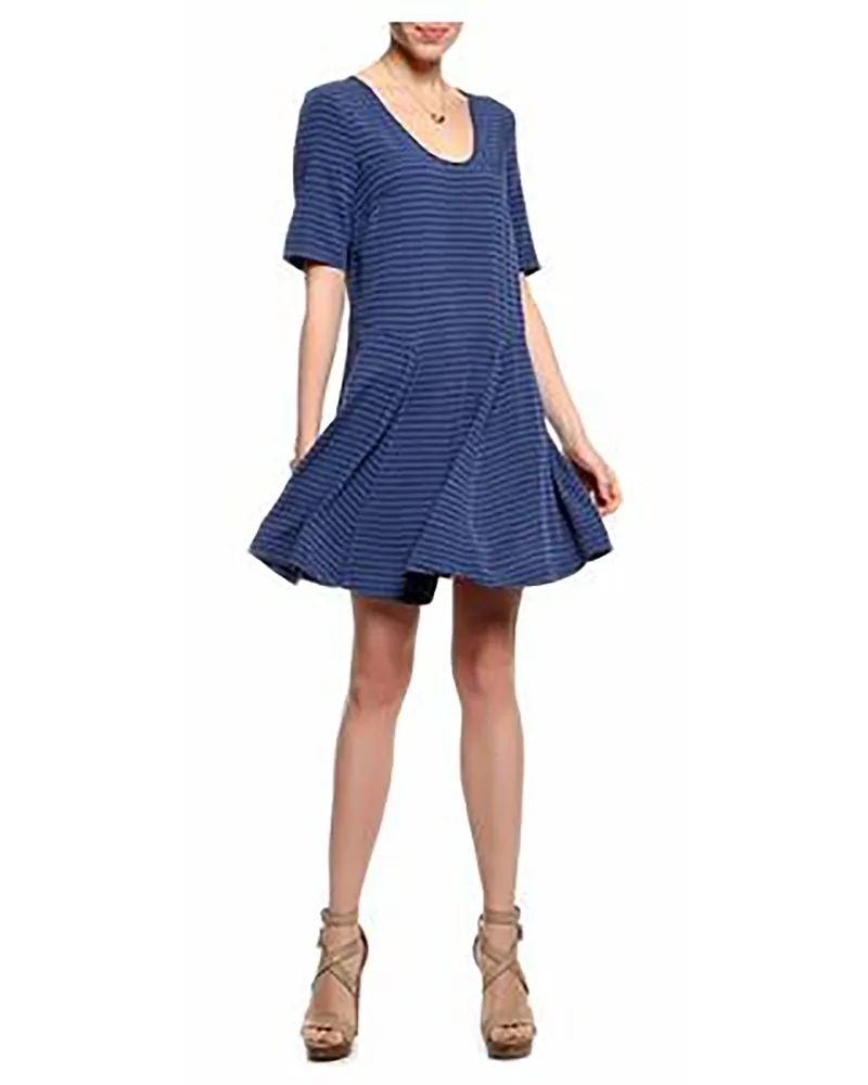 Tommy Hilfiger Kleider Larna Kleid S/S Blau